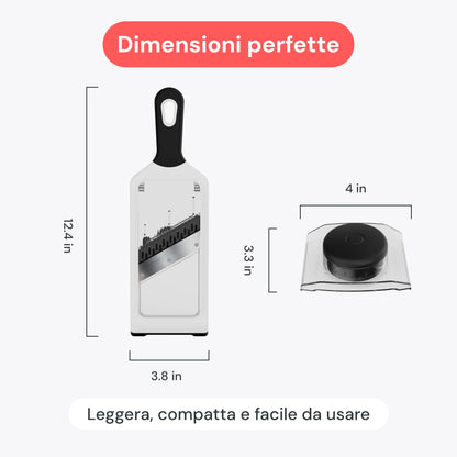 Fullstar Handheld - Mandolina per Verdure e Affettatrice Julienne 2 in 1