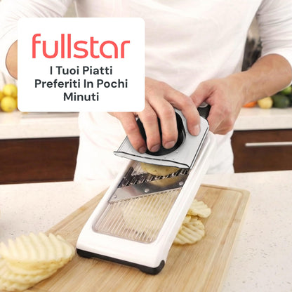Fullstar Handheld - Mandolina per Verdure e Affettatrice Julienne 2 in 1