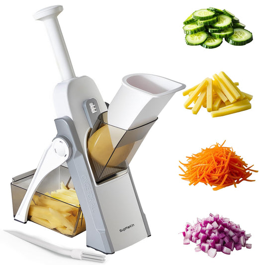 SupMaKin Adjustable Mandoline Vegetable Slicer for Potatoes and Onions