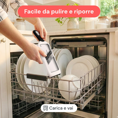 Fullstar Handheld - Mandolina per Verdure e Affettatrice Julienne 2 in 1